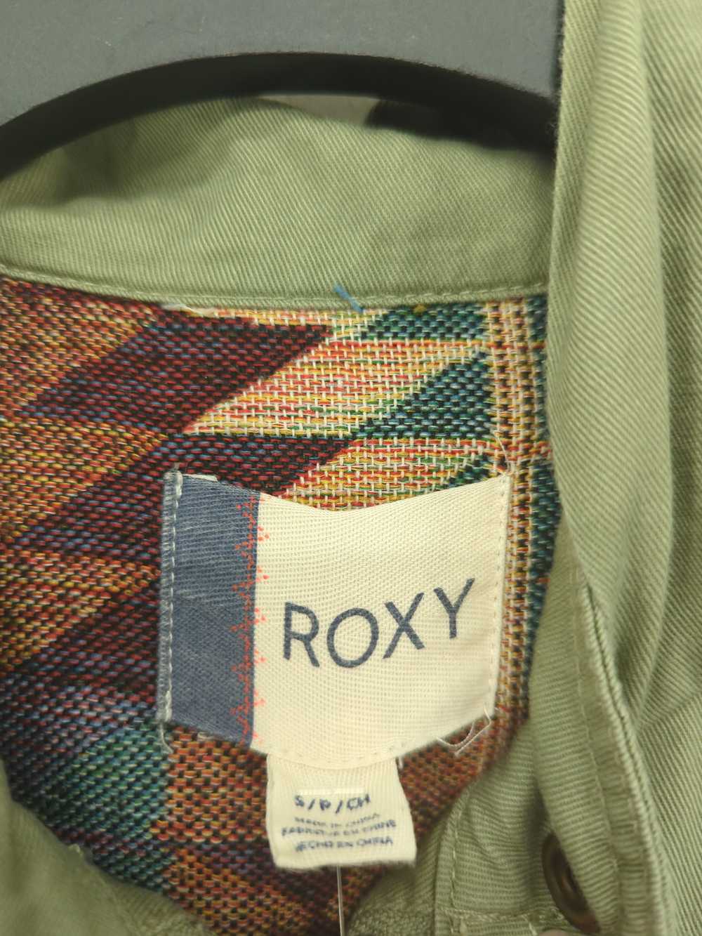 Roxy Women's Jacket S Green Cotton with Polyester… - image 5