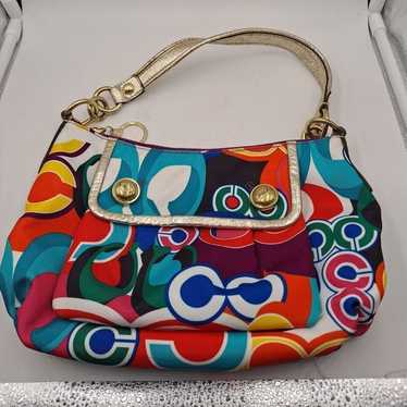 Coach Multicolor Daisy Top store Handle Handbag