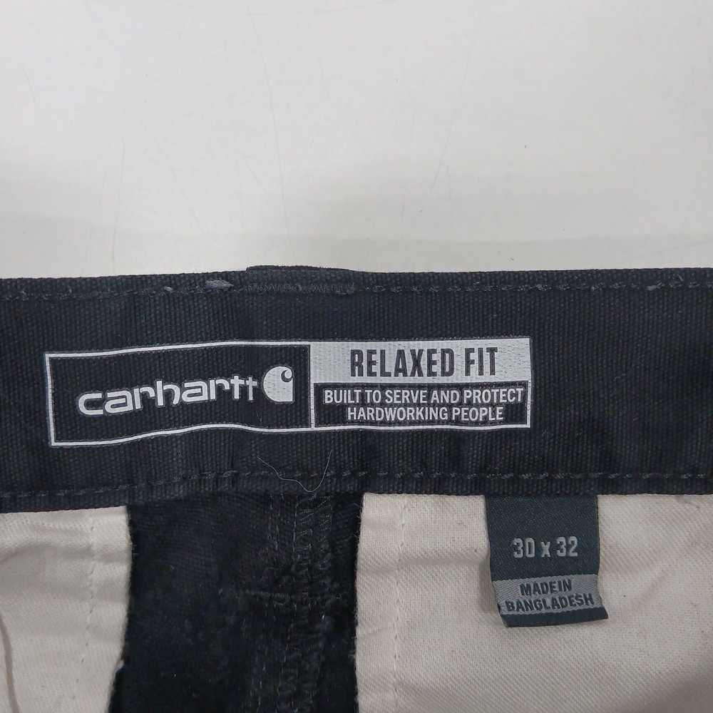 Carhartt Relaxed Fit Carpenter Style Black Jeans … - image 3