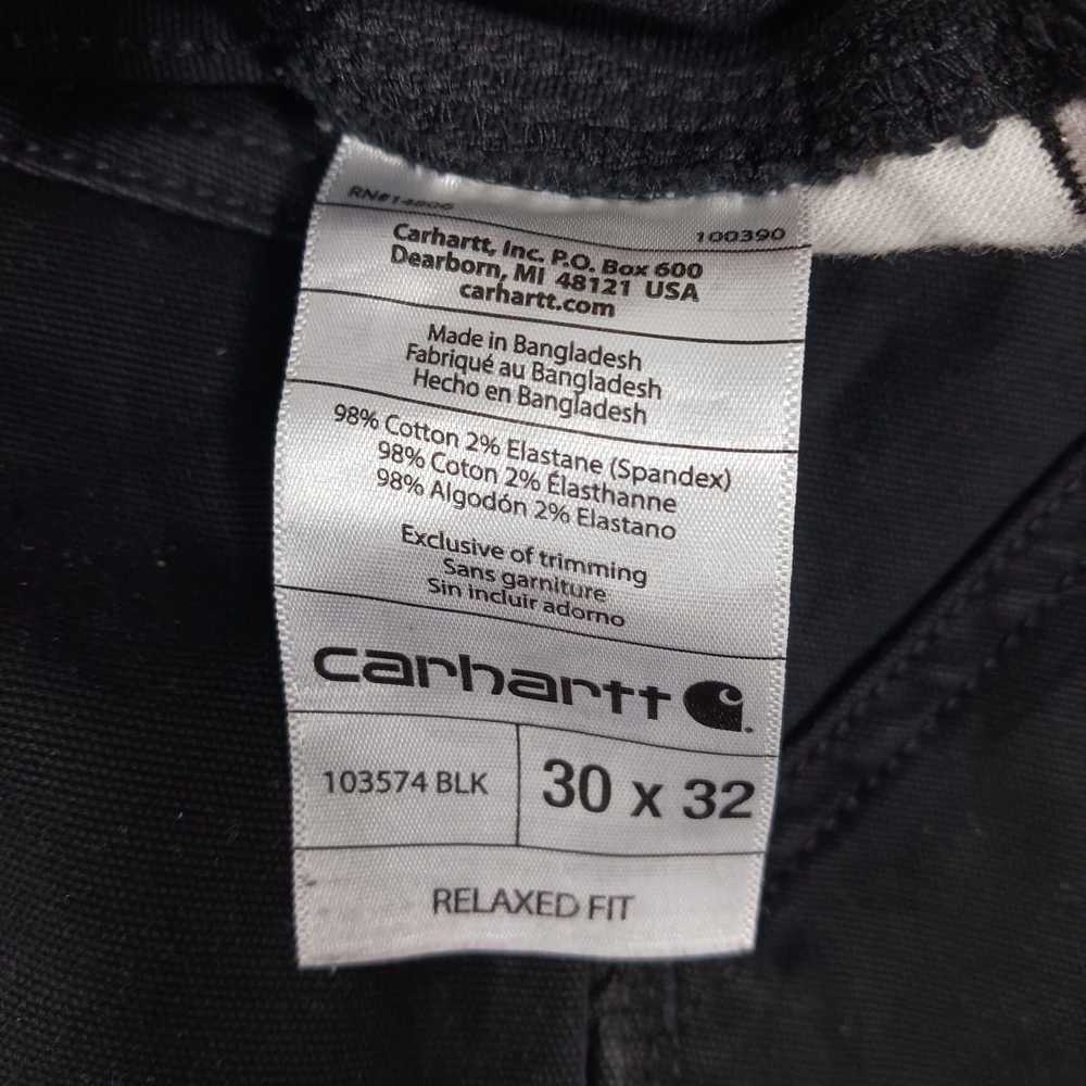 Carhartt Relaxed Fit Carpenter Style Black Jeans … - image 4