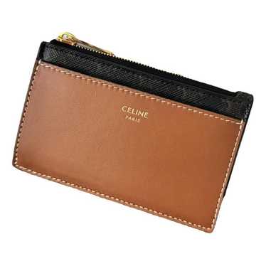 Celine Triomphe leather wallet