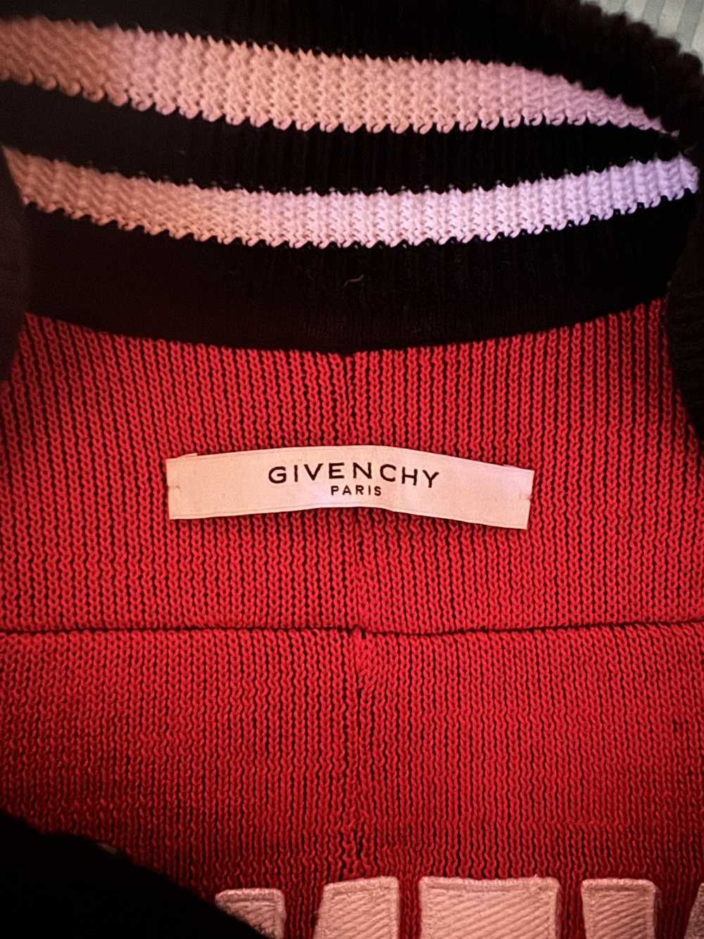 Givenchy Givenchy black varsity bomber jacket - image 3