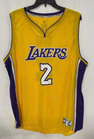 NBA Fanatics Lakers Lonzo Ball #2 Yellow Jersey - 