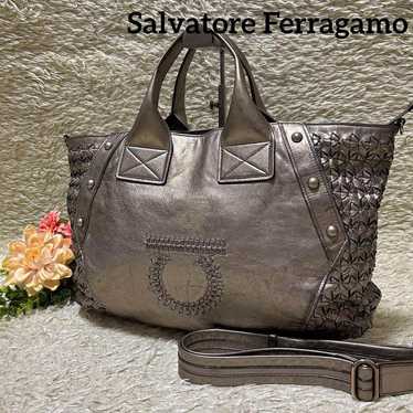 Salvatore Ferragamo Shoulder Bag Gancini Lenticcia