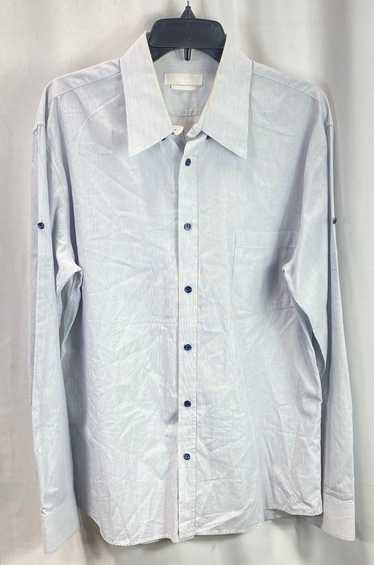 Alexander McQueen Blue Pinstripe Button Up Shirt X