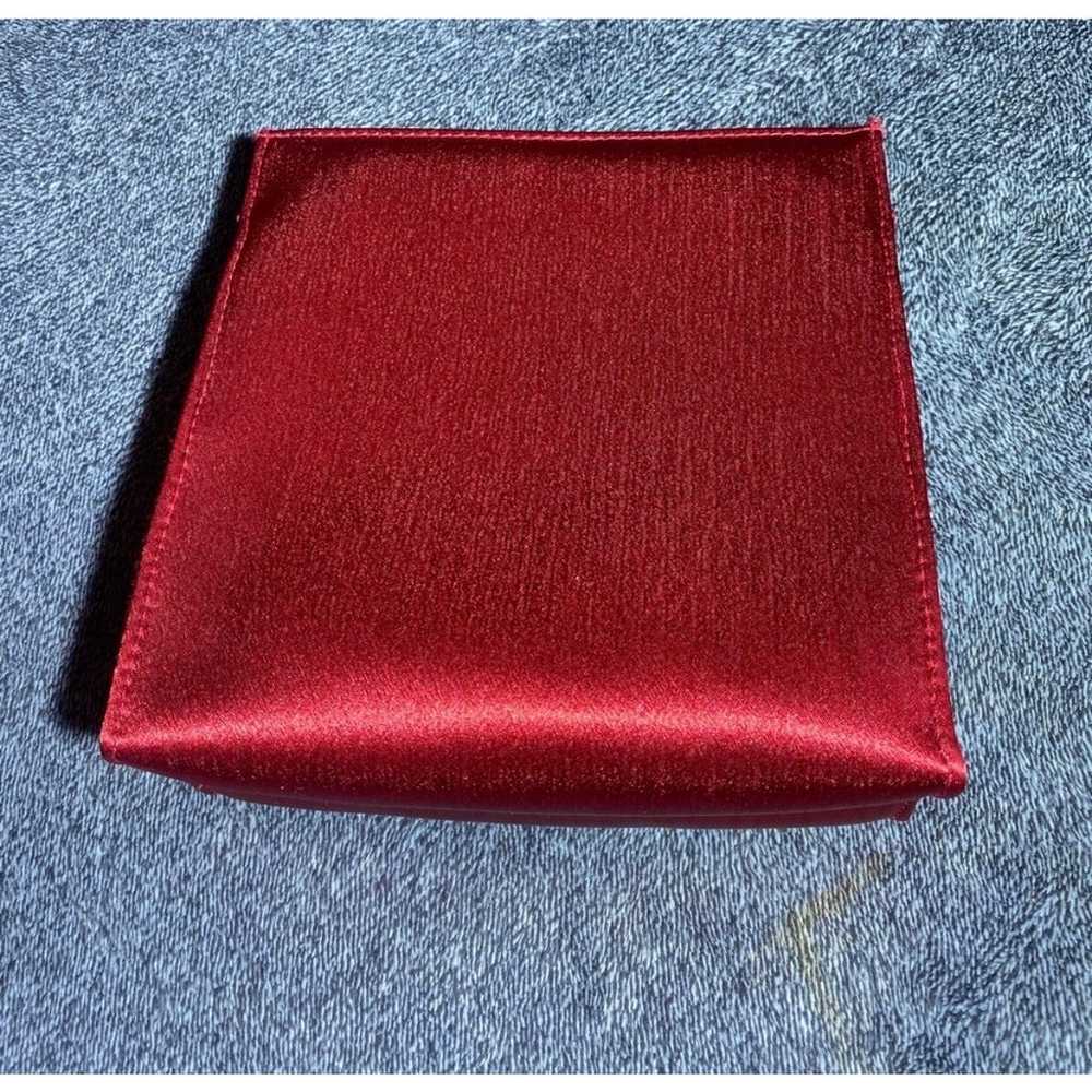 NWOT YSL Parfums Red Silk Bag - image 4