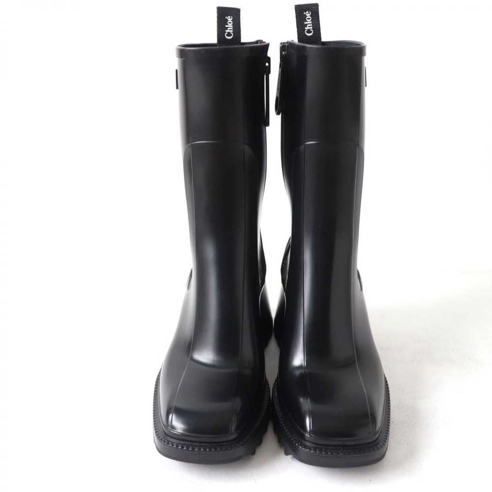 Chloe boots rubber black Women 36 Used Authentic - image 4