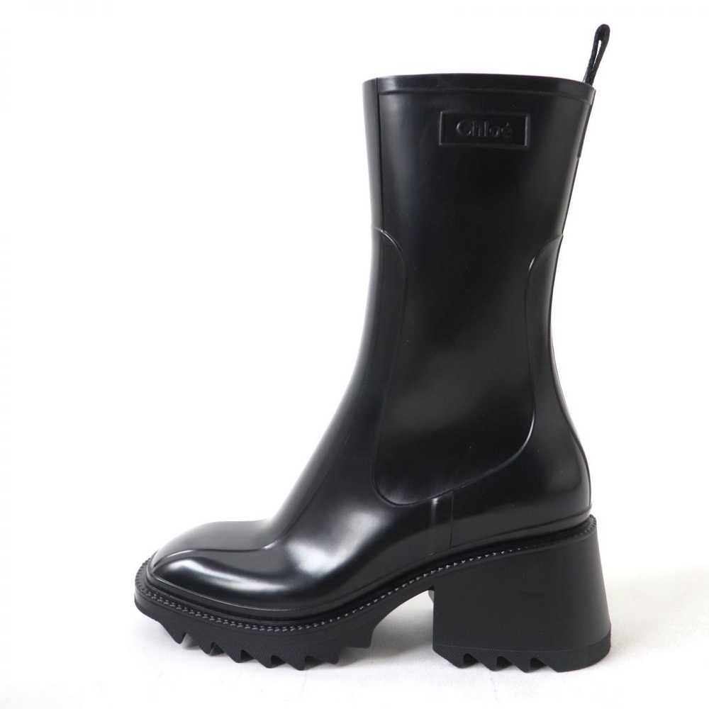 Chloe boots rubber black Women 36 Used Authentic - image 5