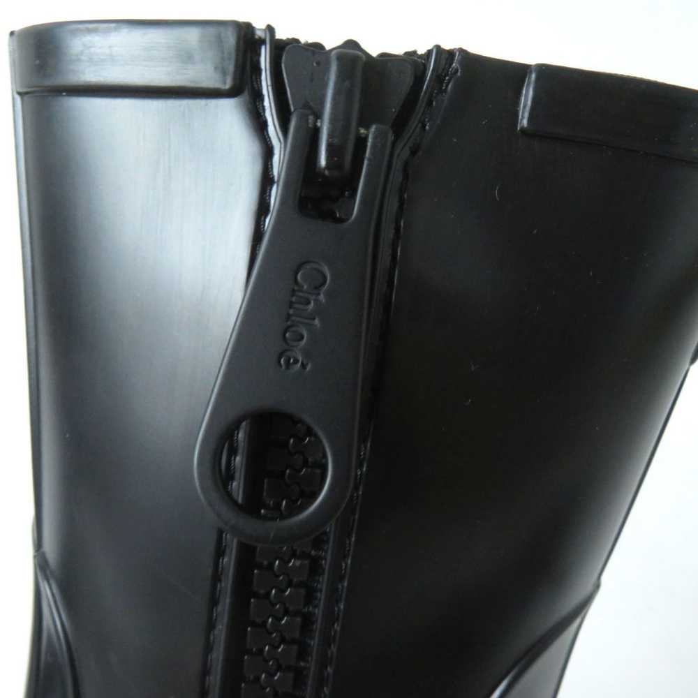 Chloe boots rubber black Women 36 Used Authentic - image 9