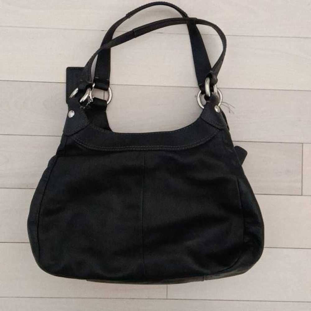 Coach Women's Campbell Leather Shoulder Bag Black - image 2