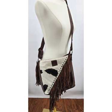 STS
Cowhide Teton Leather Fringe Crossbody Purse