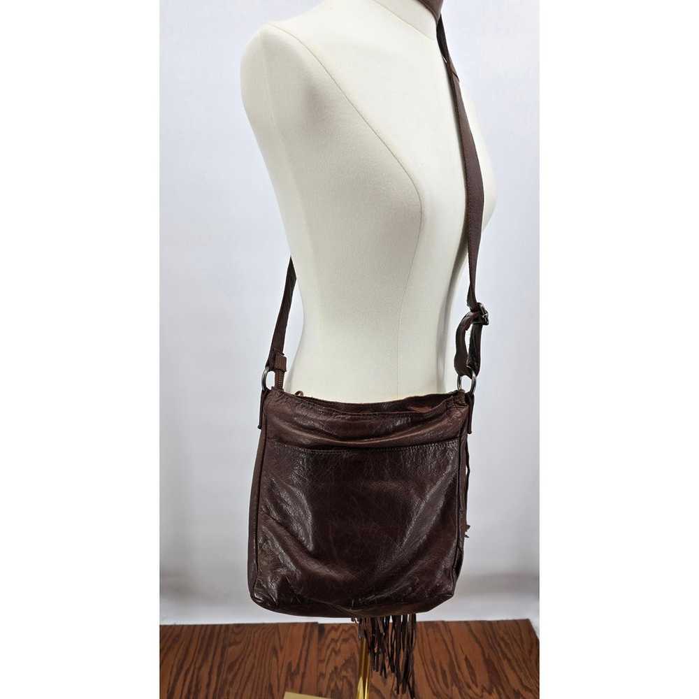 STS
Cowhide Teton Leather Fringe Crossbody Purse - image 2