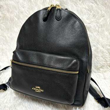 Coach Backpack Charlie Medium Black F30550