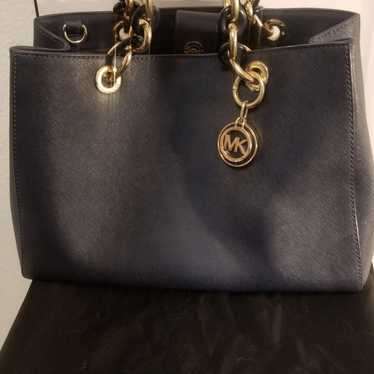 Michael Kors Cynthia Small Leather Satch