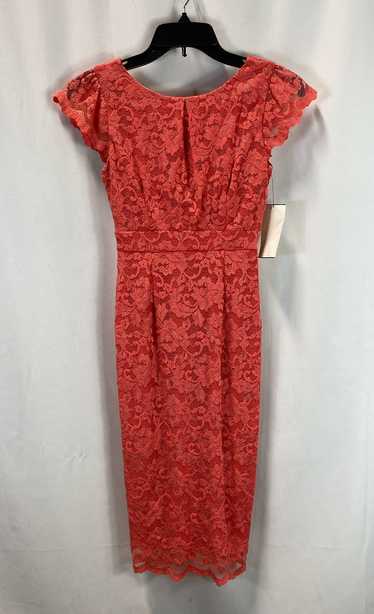 NWT ABS By Allen Schwartz Womens Coral Floral Lace