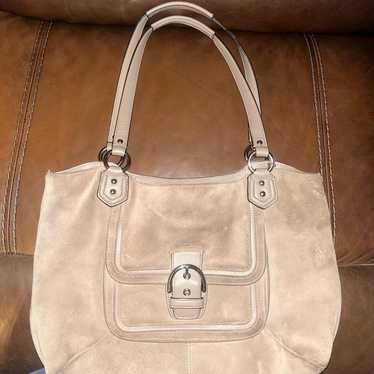 Signature Coach Campbell Belle Satchel Bagon exce… - image 1