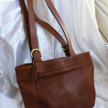 COACH VINTAGE 4157 brown LEATHER Waverly SOHO Sho… - image 1