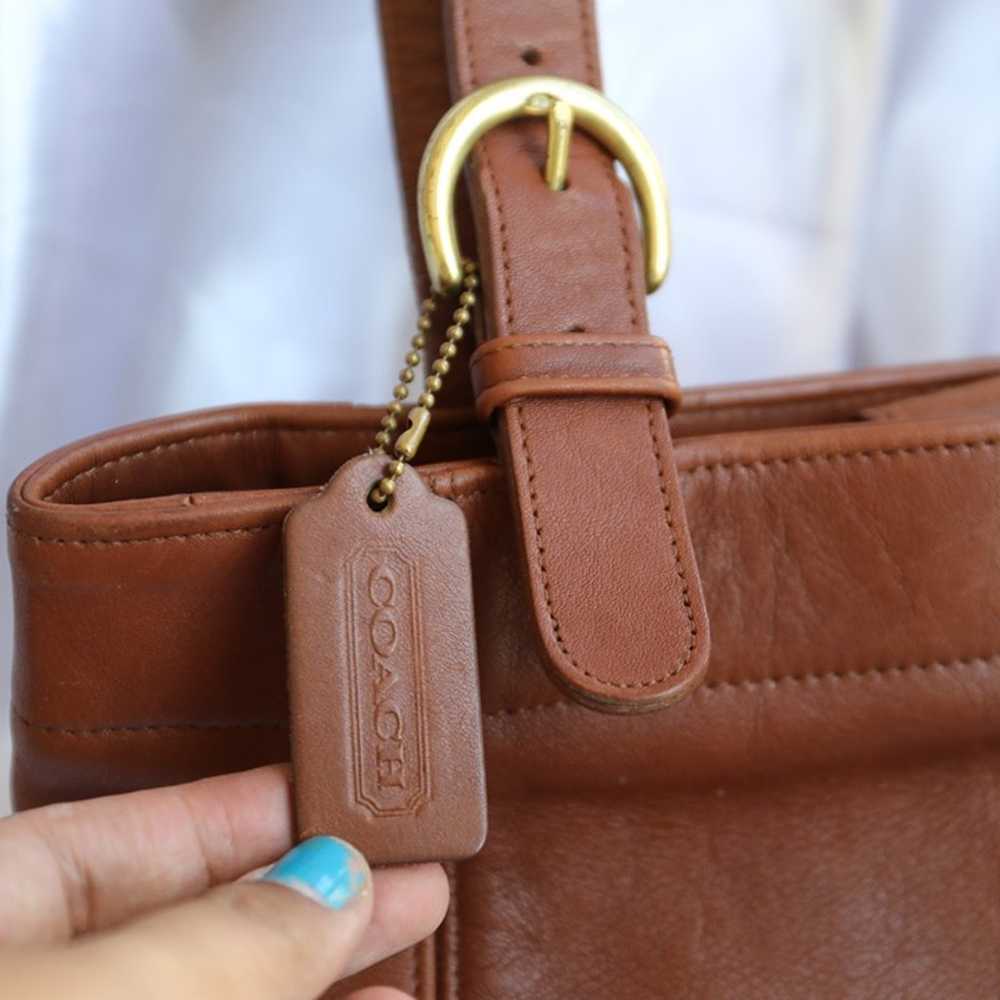 COACH VINTAGE 4157 brown LEATHER Waverly SOHO Sho… - image 3