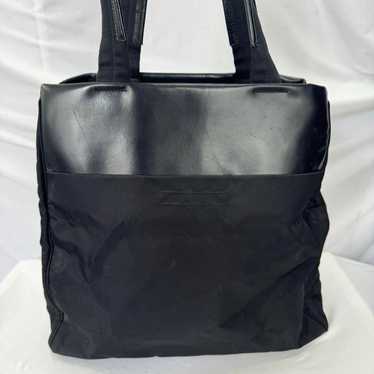 Prada Unbranded Nylon Tote Bag Leather x Nylon