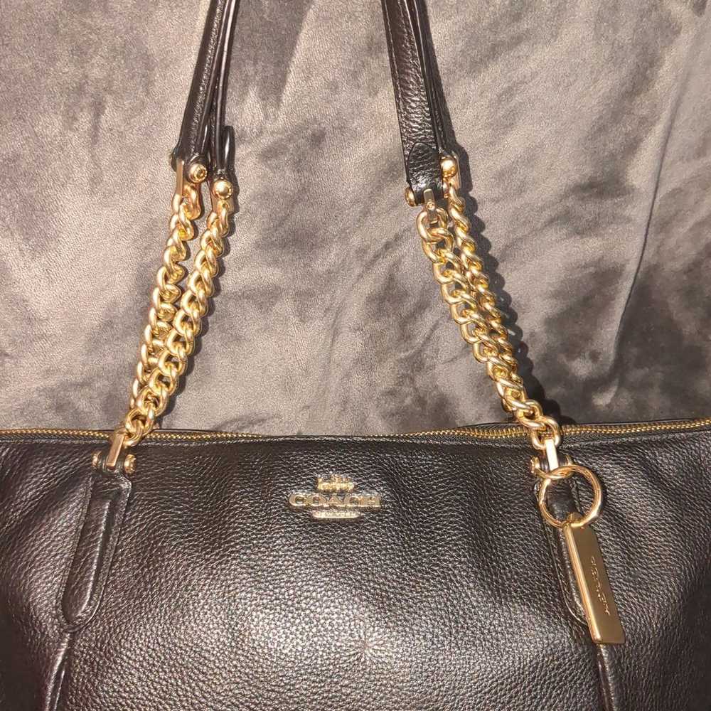 Coach Ava Chain tote bag purse with wallet f87775 - image 2