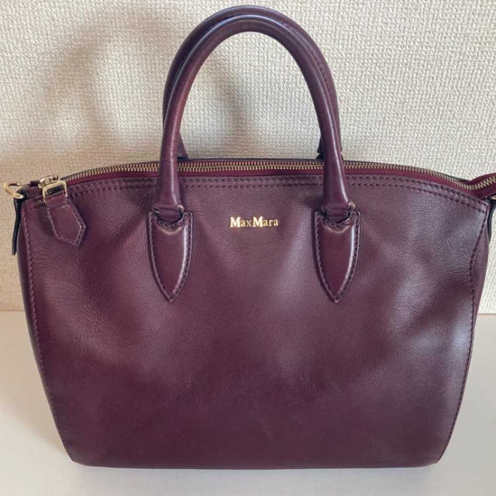 Max Mara 2-way handbag shoulder bag - image 1