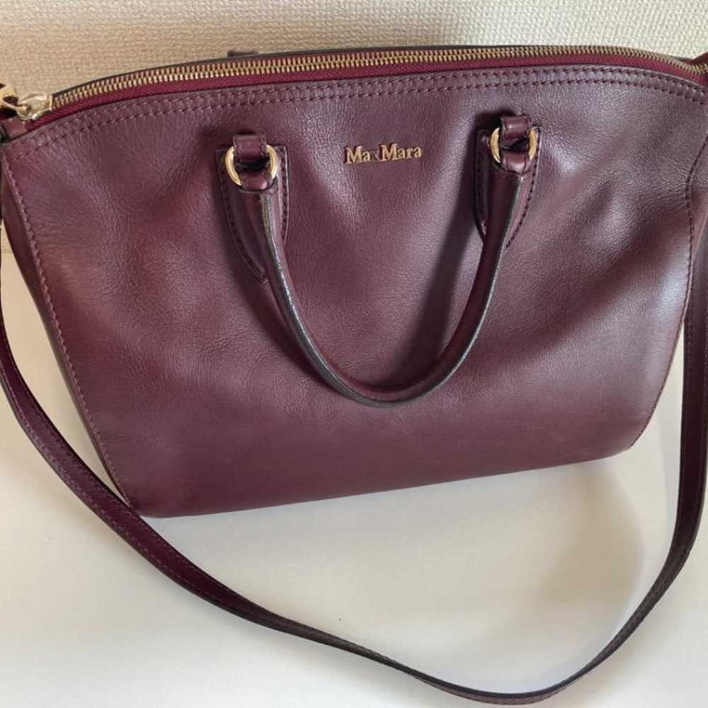 Max Mara 2-way handbag shoulder bag - image 3