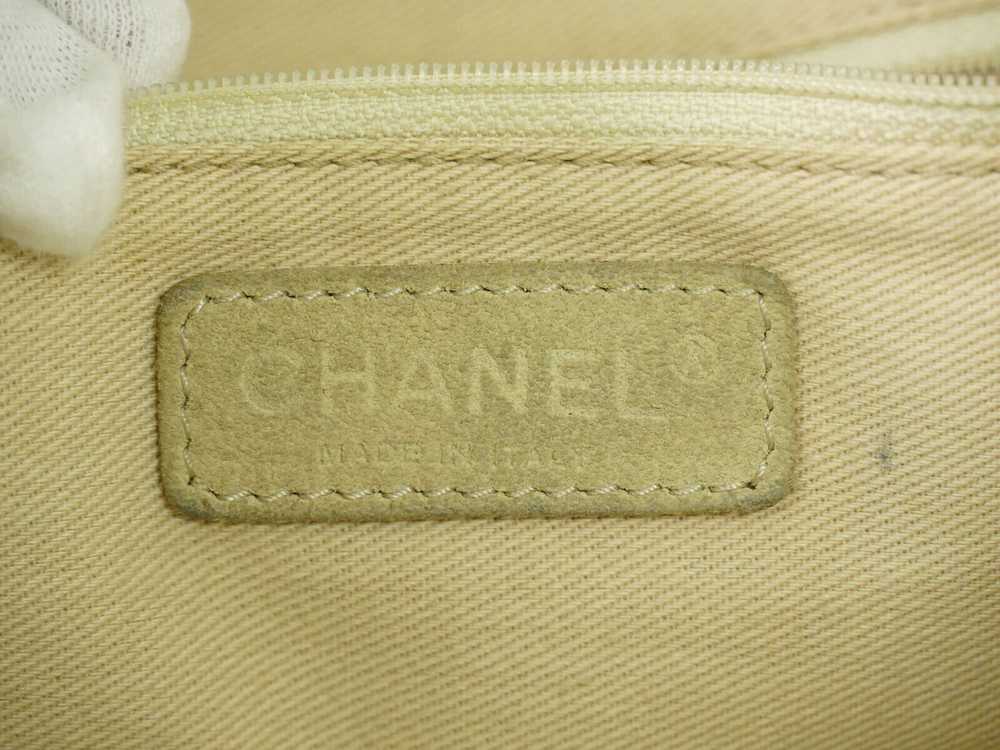 Chanel Beige Canvas Tote Bag (Pre-Owned) - image 11