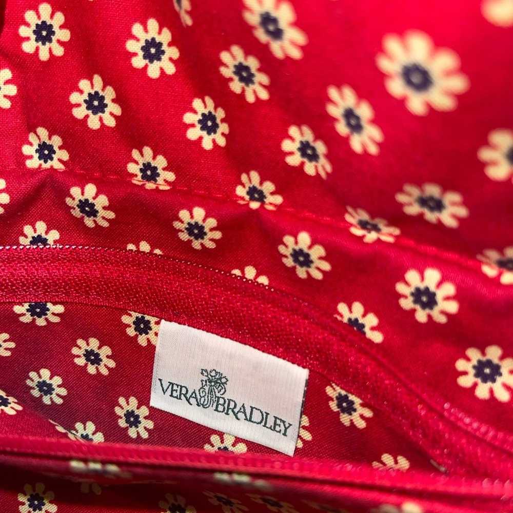 Vintage 90s Vera Bradley Americana Red Medium Pad… - image 7