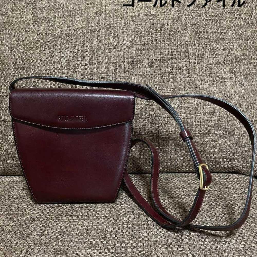 GOLDPFEIL Goldfile Genuine Leather Shoulder Bag U… - image 1