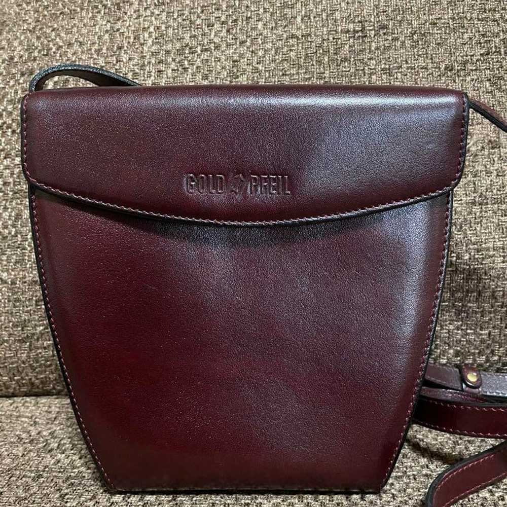 GOLDPFEIL Goldfile Genuine Leather Shoulder Bag U… - image 2