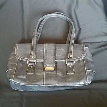 Liz Claiborne vintage bag grayish blue - image 1