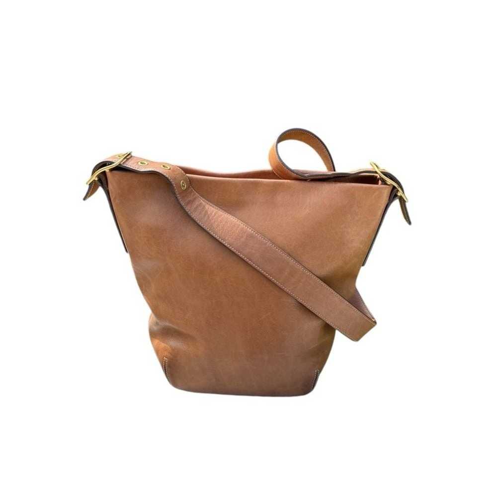 Coach Tan Leather Bucket Bag - image 1