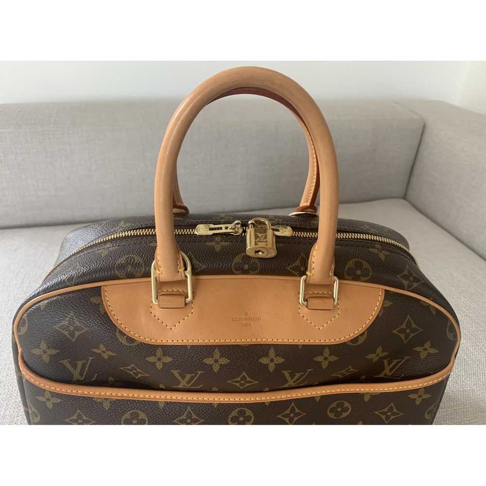 Louis Vuitton Deauville cloth handbag - image 2