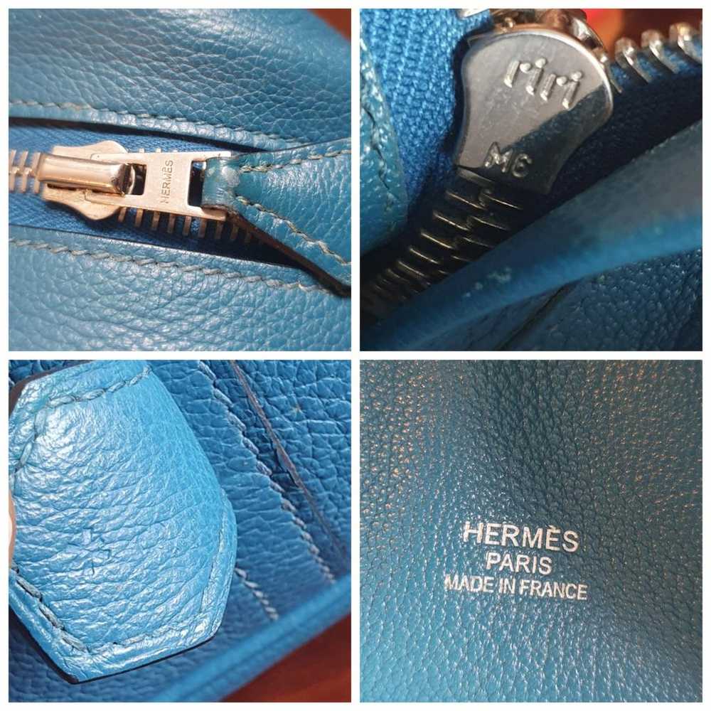 Hermès Plume leather handbag - image 10