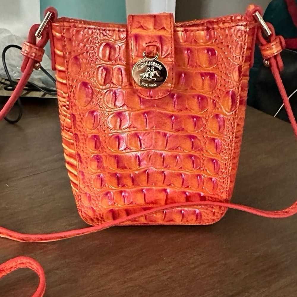 Brahmin Marley dusty orange Melbourne genuine lea… - image 1