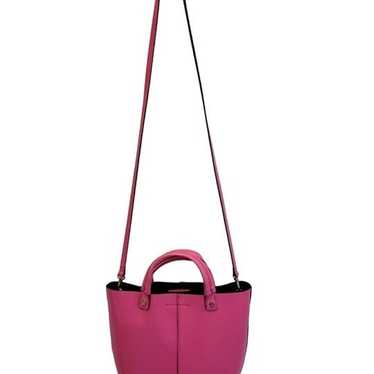 BCBGMAXAZRIA Hot Pink Handbag Leather