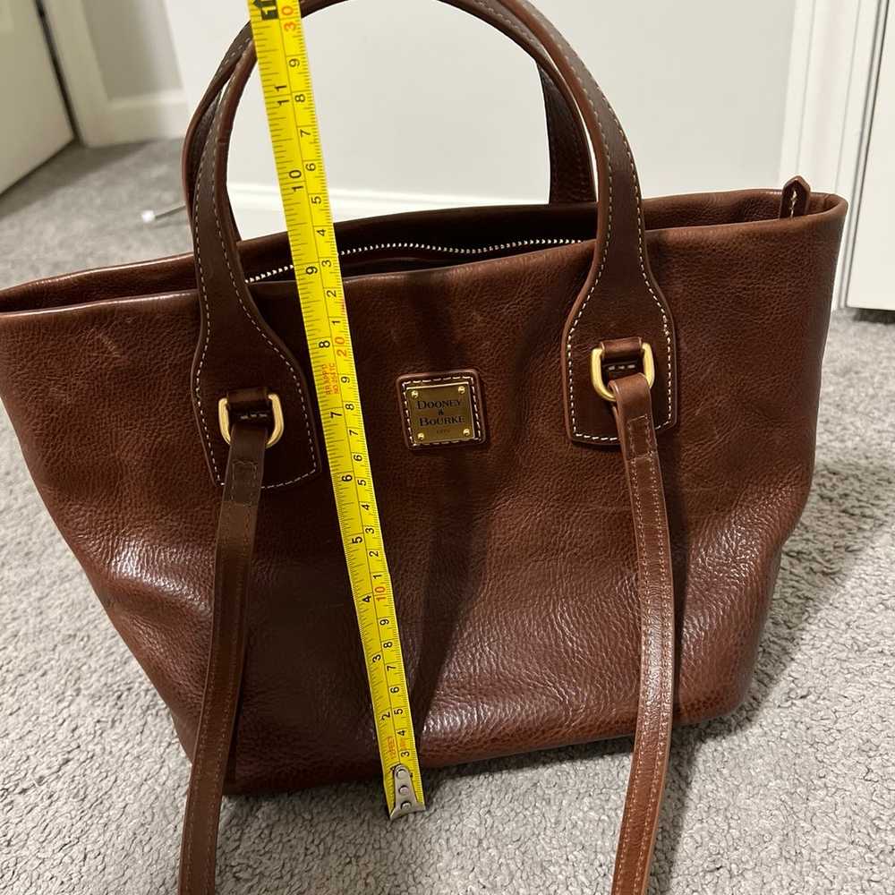 Dooney & Bourke Florentine Leighton Tote Chestnut - image 10