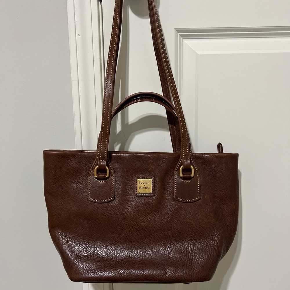 Dooney & Bourke Florentine Leighton Tote Chestnut - image 1