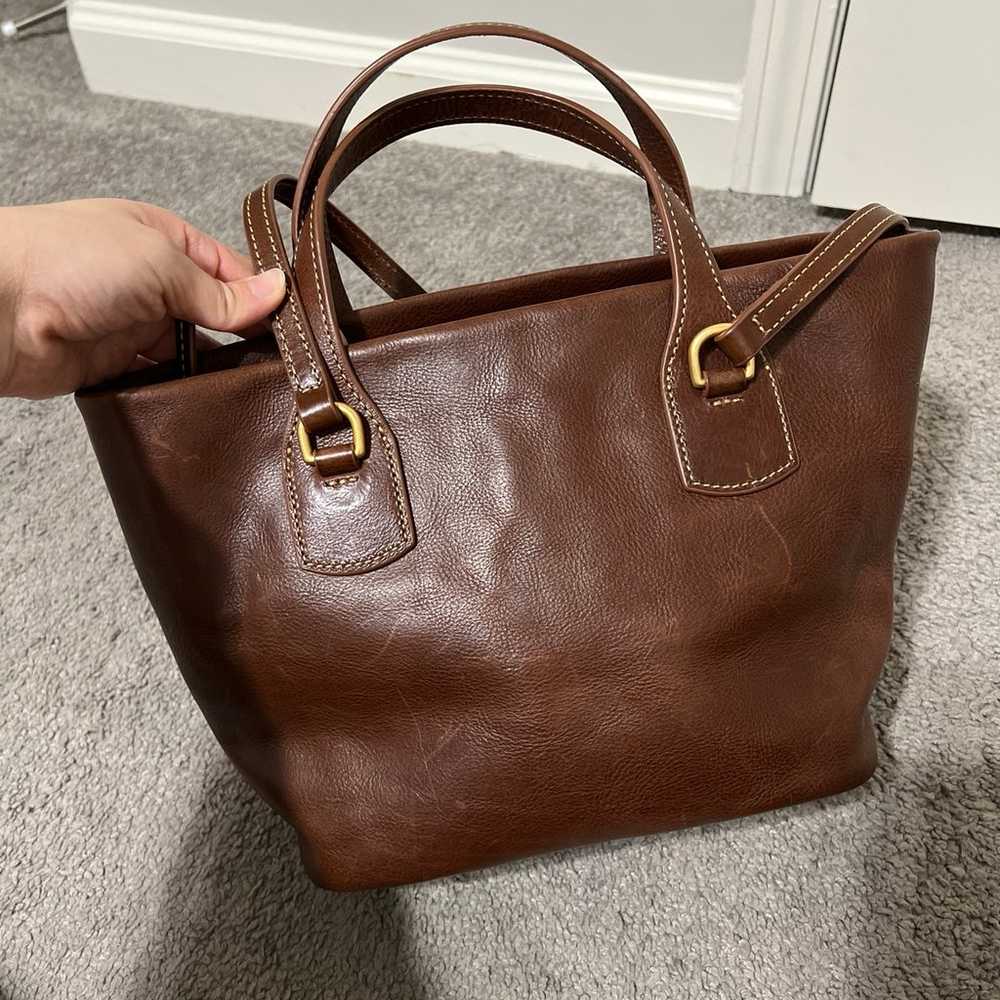 Dooney & Bourke Florentine Leighton Tote Chestnut - image 3