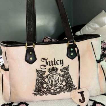 Juicy Couture baby pink diaper bag