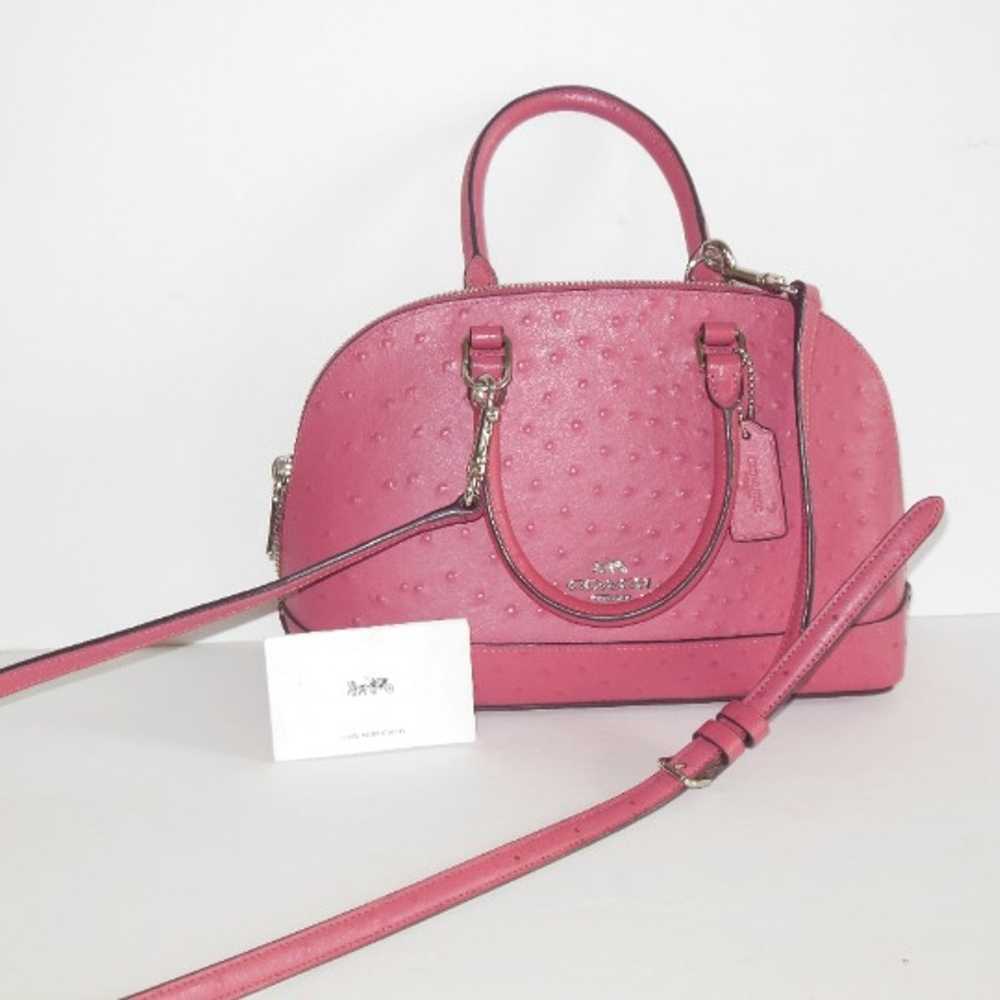 Coach Leather Mini Sierra Satchel Ostrich Embosse… - image 2