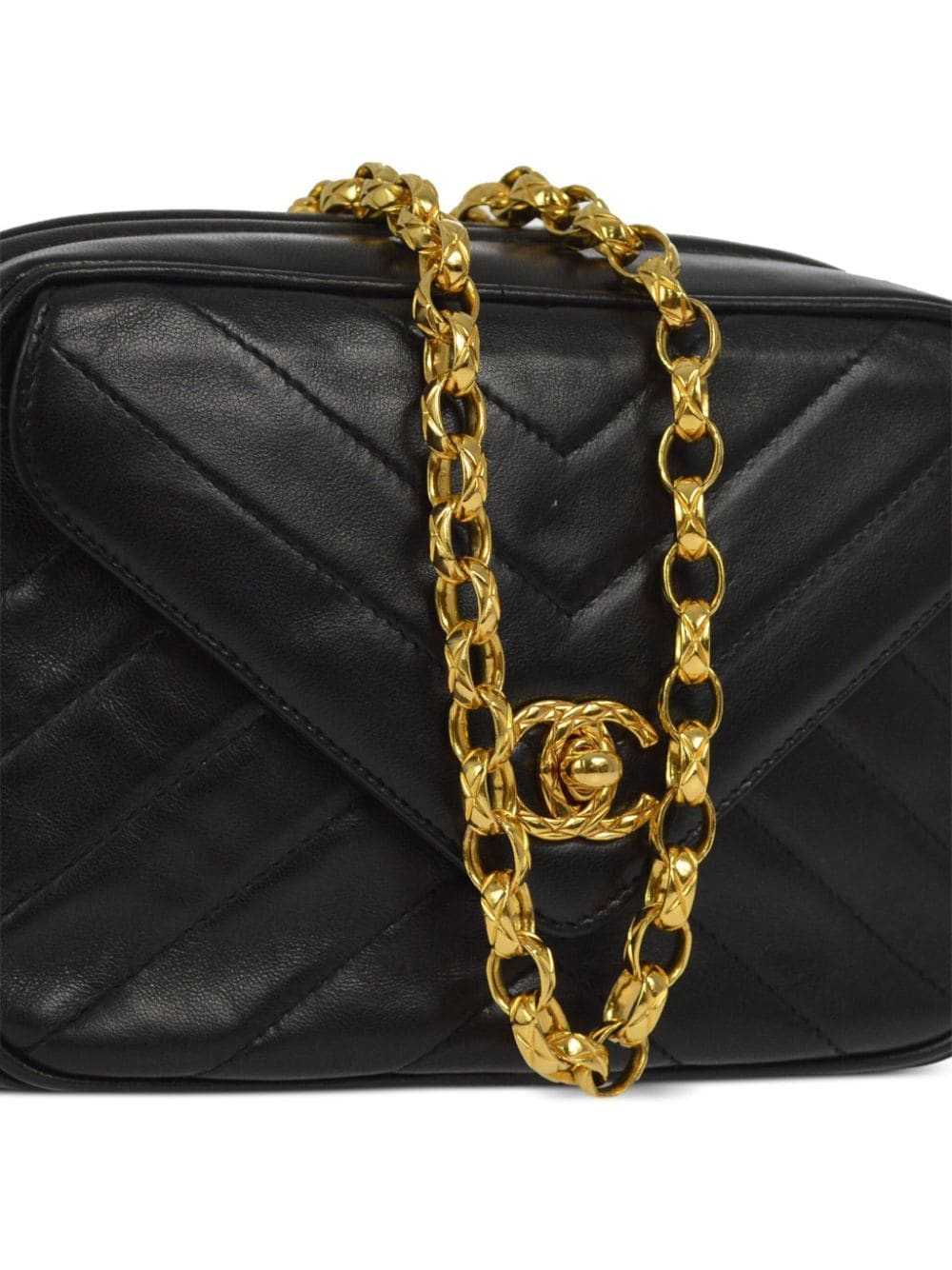 CHANEL Pre-Owned 1992 camera bag - Black - image 3