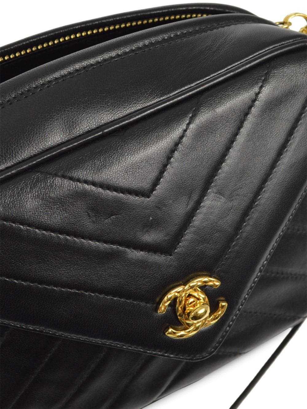 CHANEL Pre-Owned 1992 camera bag - Black - image 5