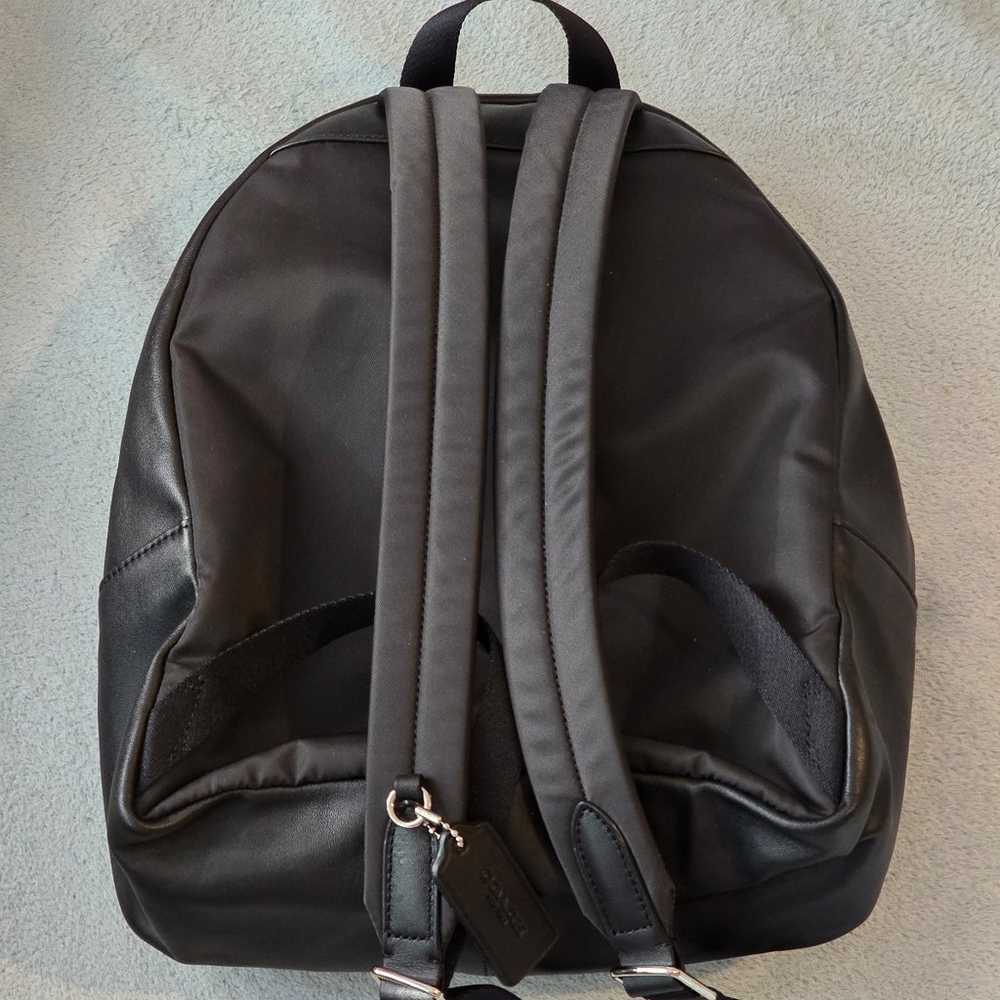 New Authentic Coach Medium Charlie Backpack - Bla… - image 2