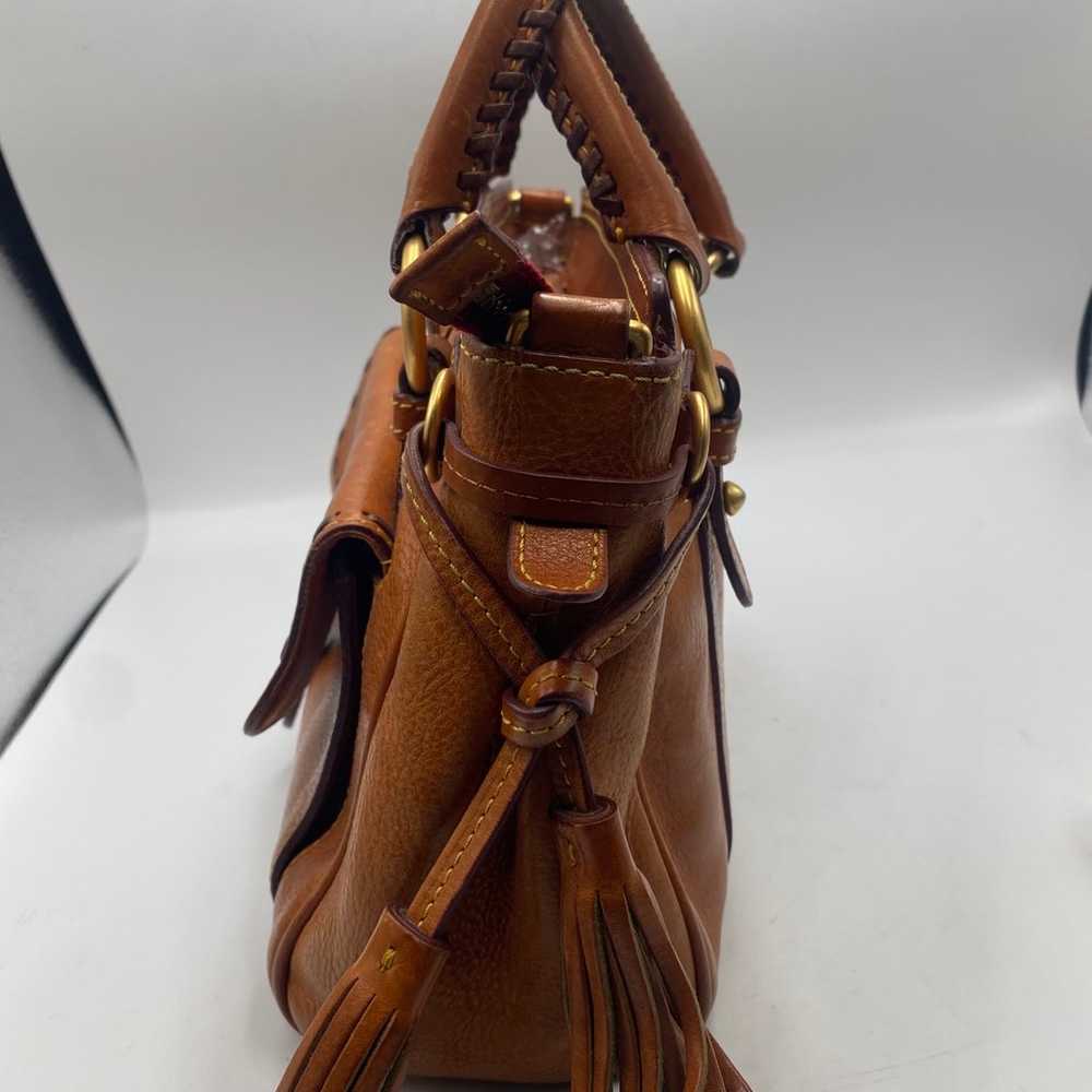 Dooney & Bourke Chestnut Brown Vachetta Leather F… - image 11