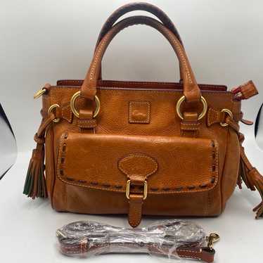 Dooney & Bourke Chestnut Brown Vachetta Leather F… - image 1