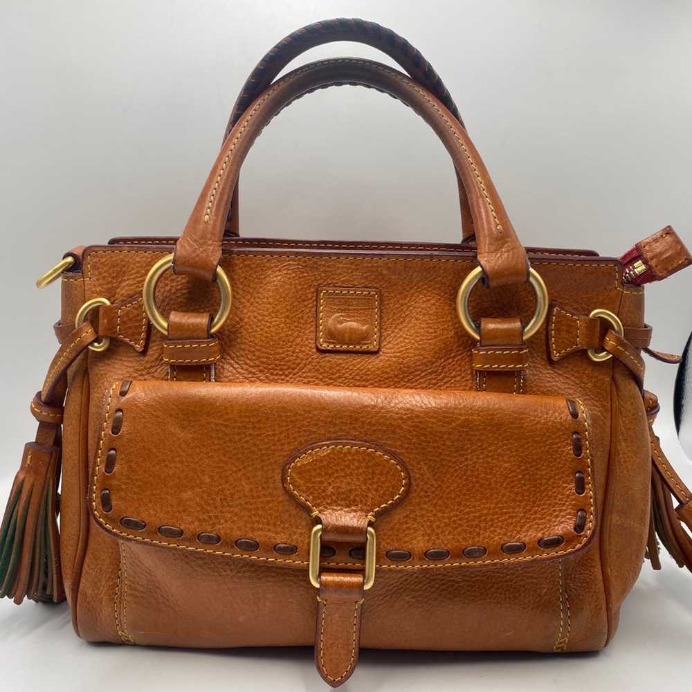 Dooney & Bourke Chestnut Brown Vachetta Leather F… - image 3