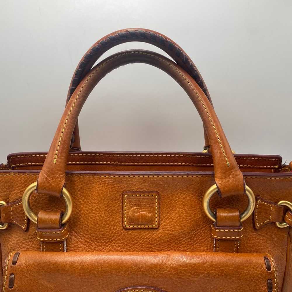 Dooney & Bourke Chestnut Brown Vachetta Leather F… - image 5