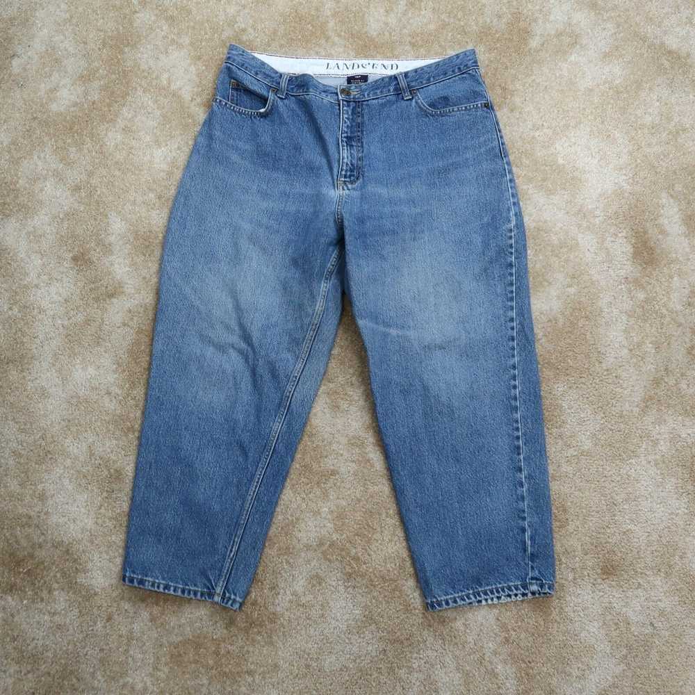 Vintage Vintage Lands End Tapered Leg Jeans Women… - image 1