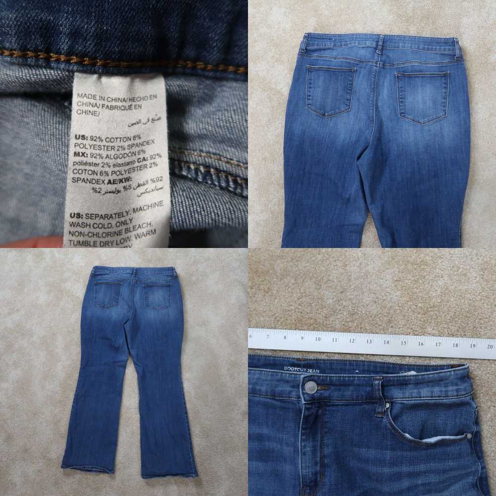 Vintage Chico's Bootcut Jeans Women's 16 Blue den… - image 4